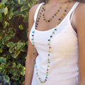 Kasuku Glass Doodle Single String Necklace